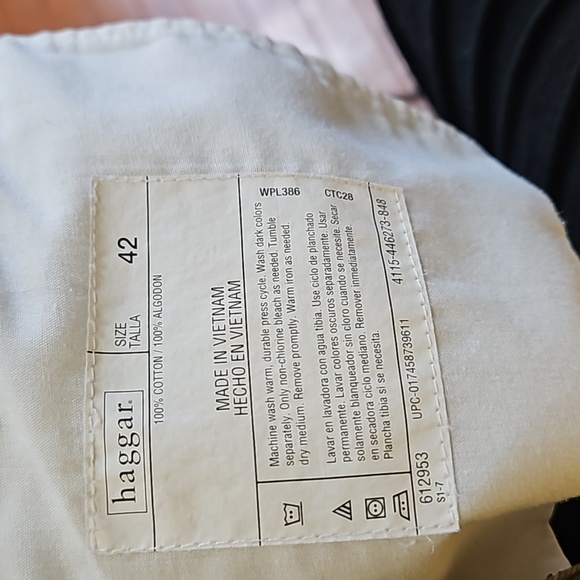 Haggar dress shorts olive green men's size 42 - Picture 3 of 4